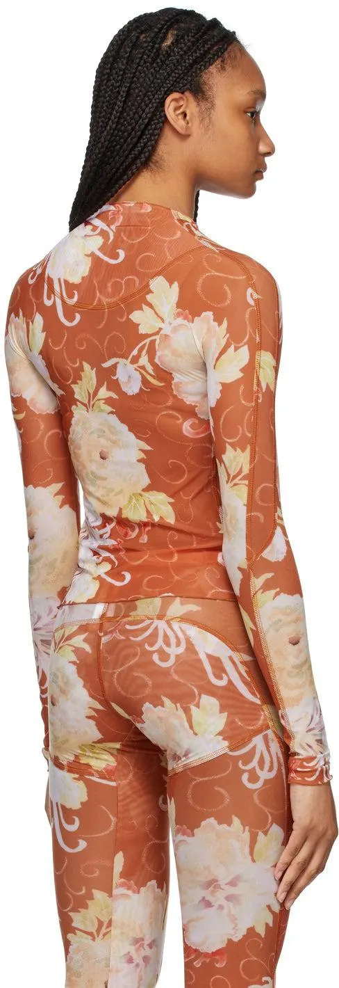 KNWLS SSENSE Exclusive Orange Halcyon Turtleneck