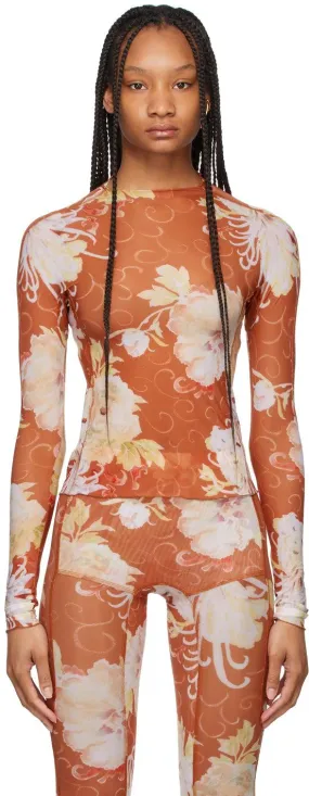 KNWLS SSENSE Exclusive Orange Halcyon Turtleneck
