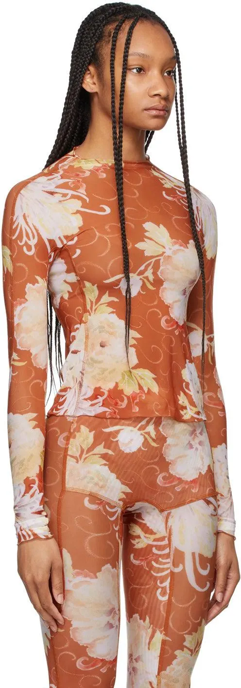 KNWLS SSENSE Exclusive Orange Halcyon Turtleneck