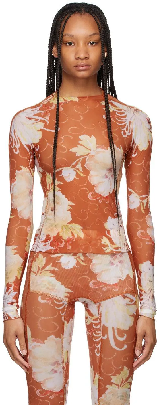 KNWLS SSENSE Exclusive Orange Halcyon Turtleneck