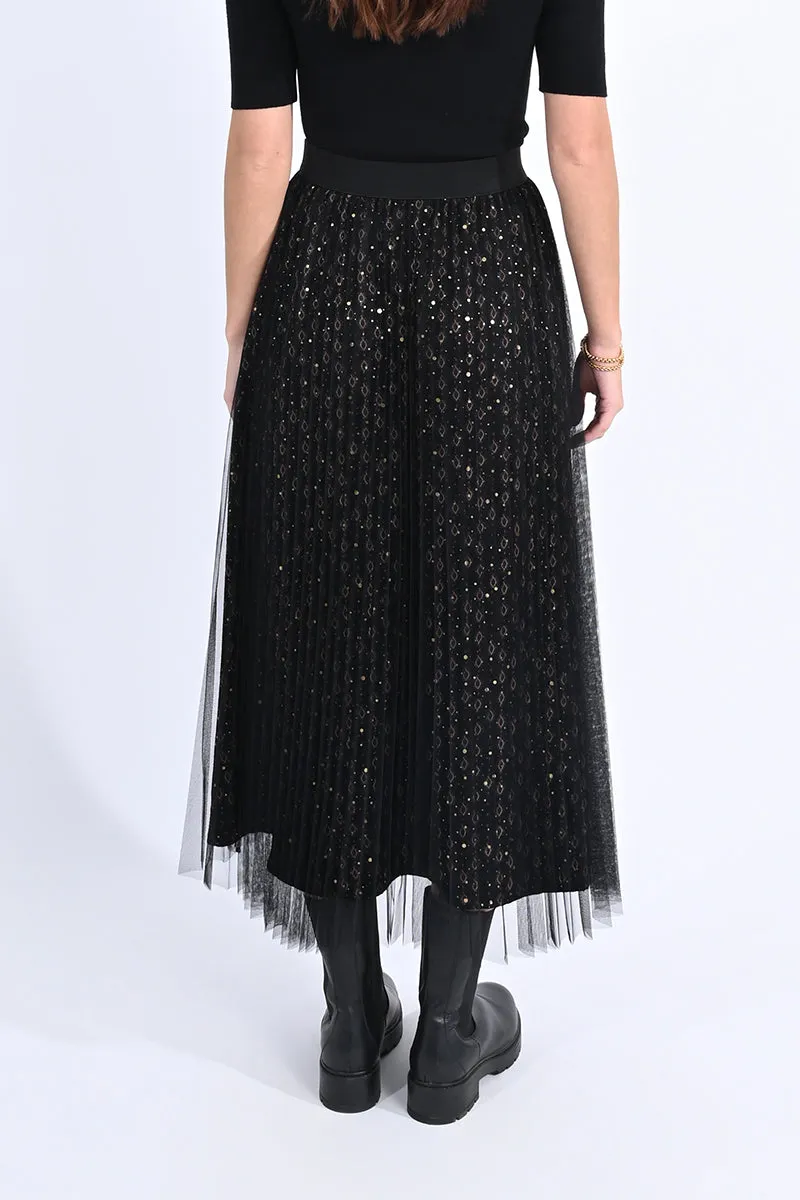 Ladies Mesh Woven Skirt (2 colors)