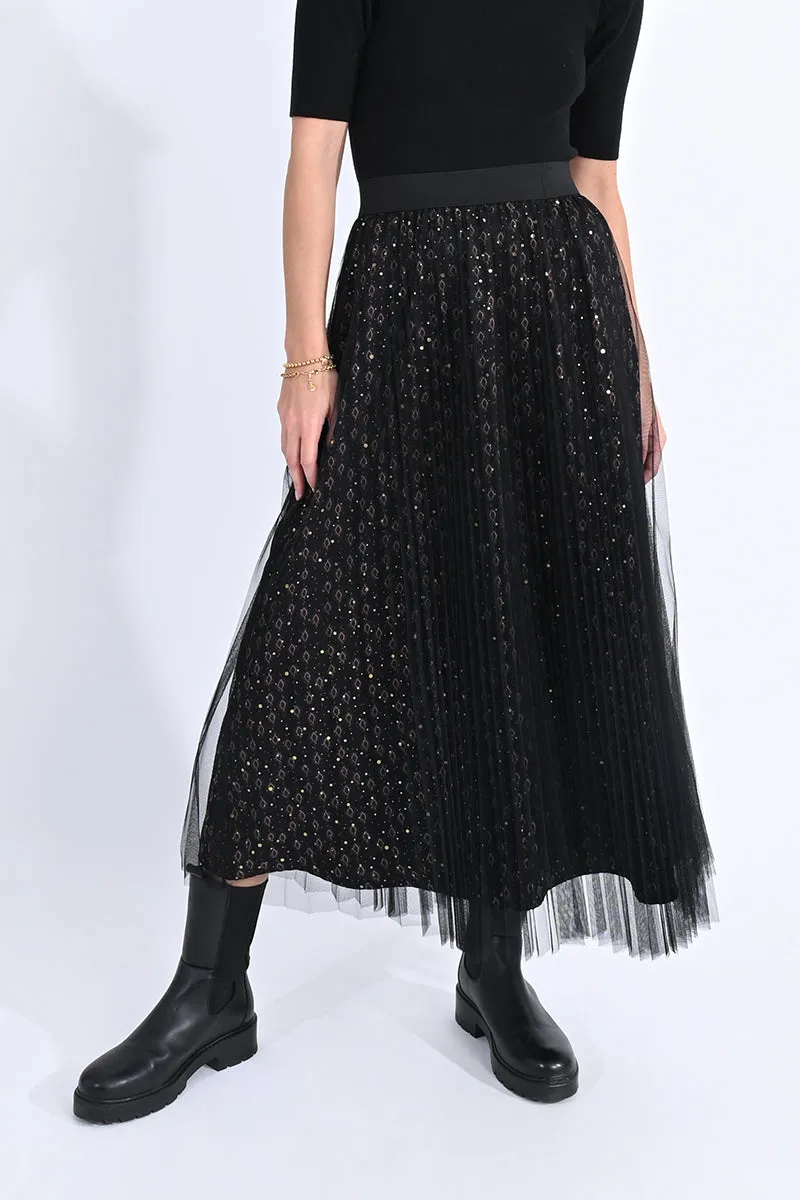 Ladies Mesh Woven Skirt (2 colors)