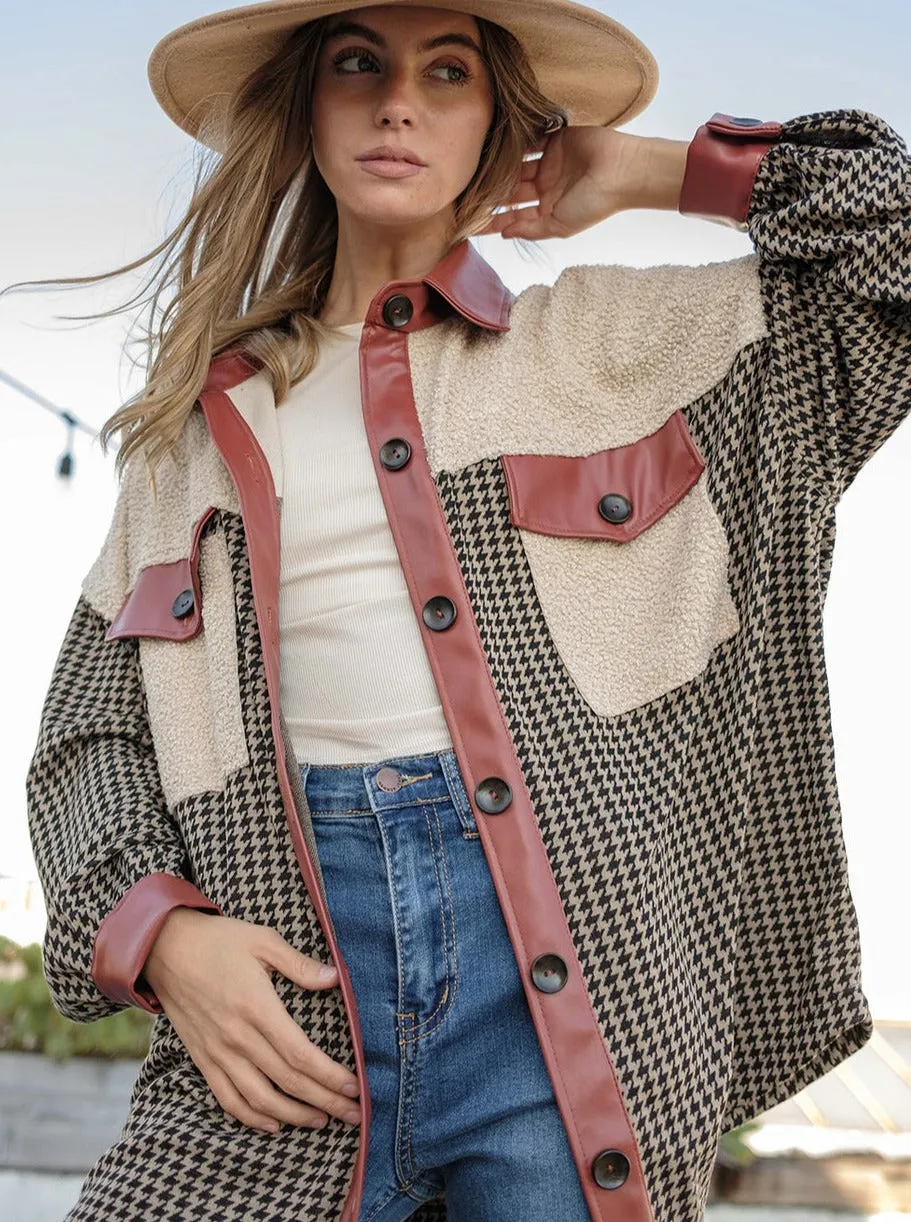 LUNA COLOR BLOCK SHACKET