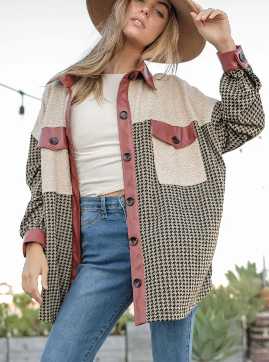 LUNA COLOR BLOCK SHACKET