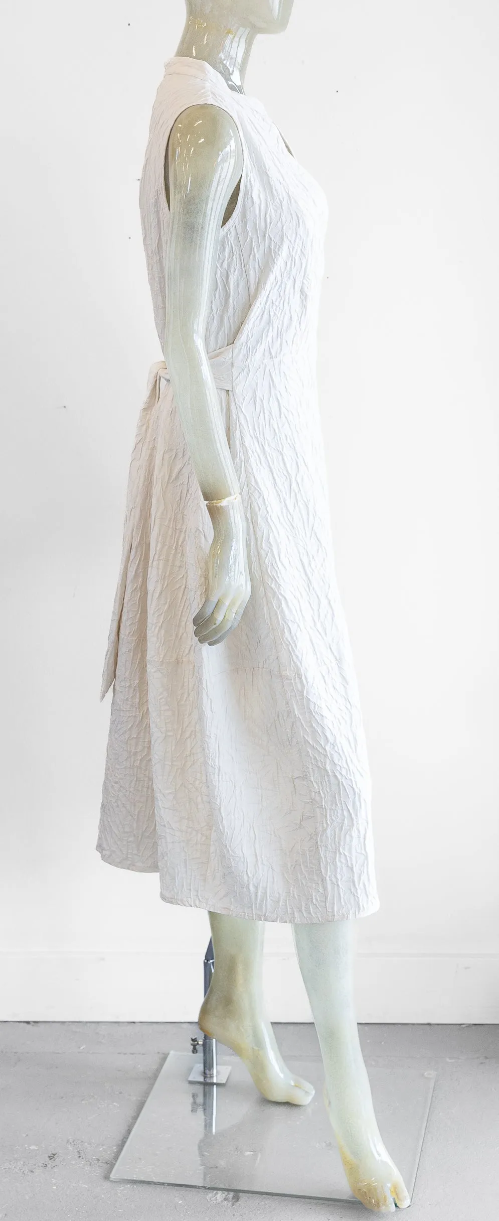Luukaa Embossed Cotton Dress