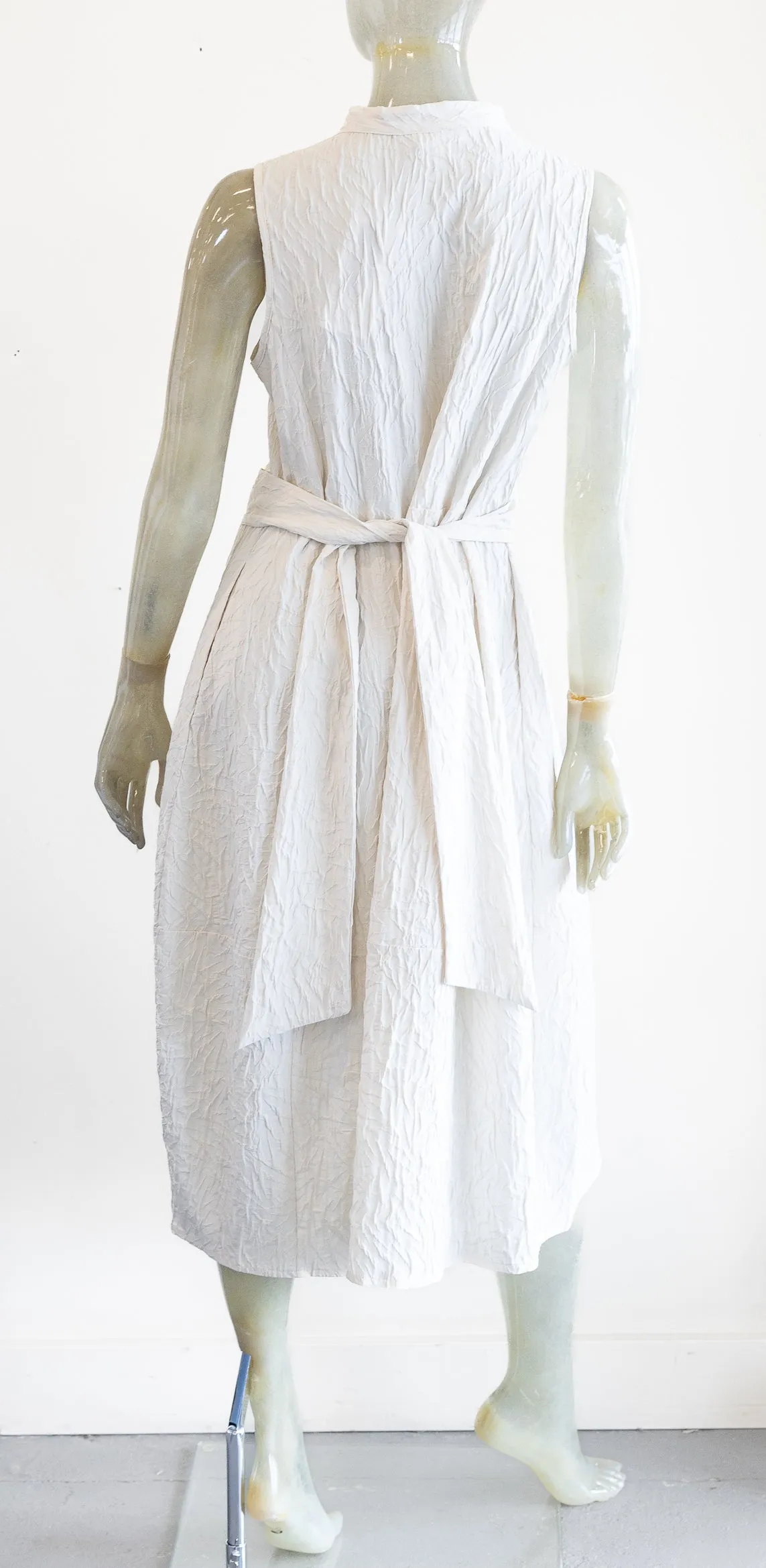 Luukaa Embossed Cotton Dress