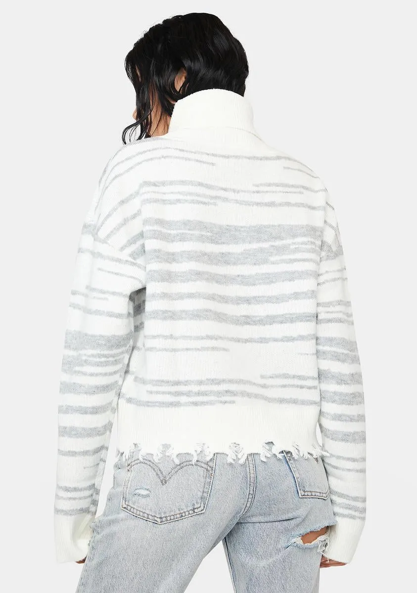 Made My Point Striped Sweater
