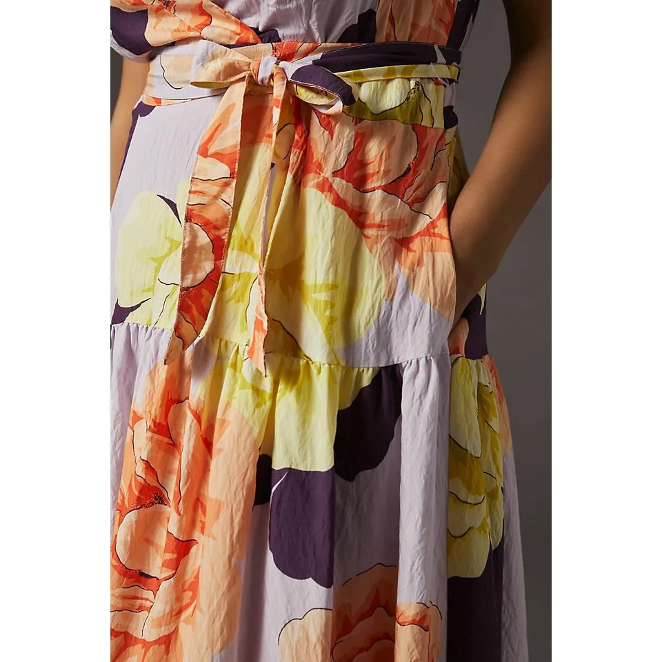 Maeve Floral Wrap Maxi Dress
