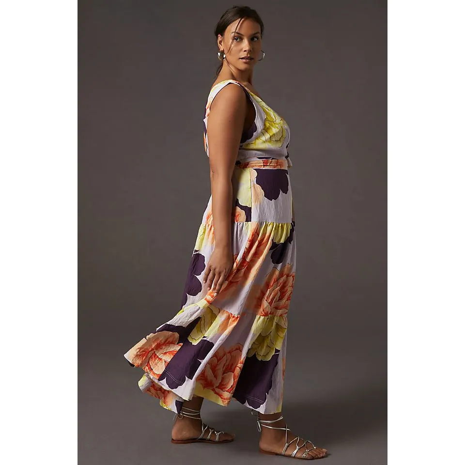 Maeve Floral Wrap Maxi Dress