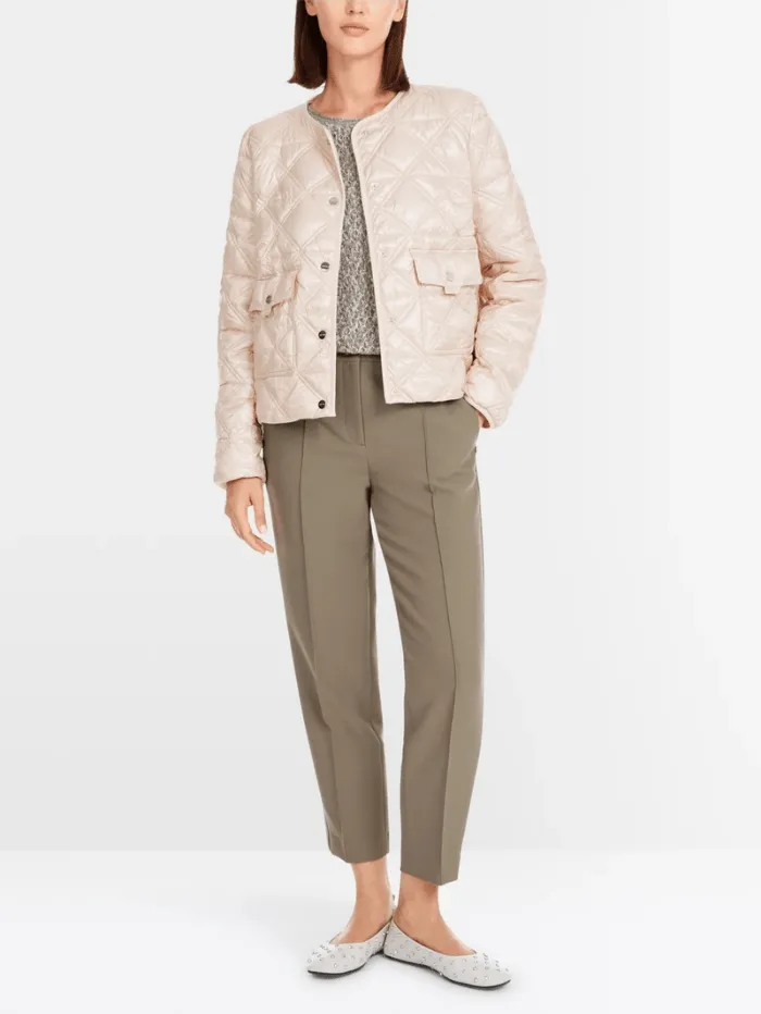 Marc Cain Collections Women's Quilted Diamond Jacket YC 12.06 W37 Col 127