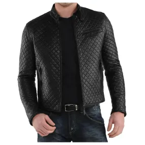 Men's Motorcycle Stylish Bomber Jacket - Trendy & Durable