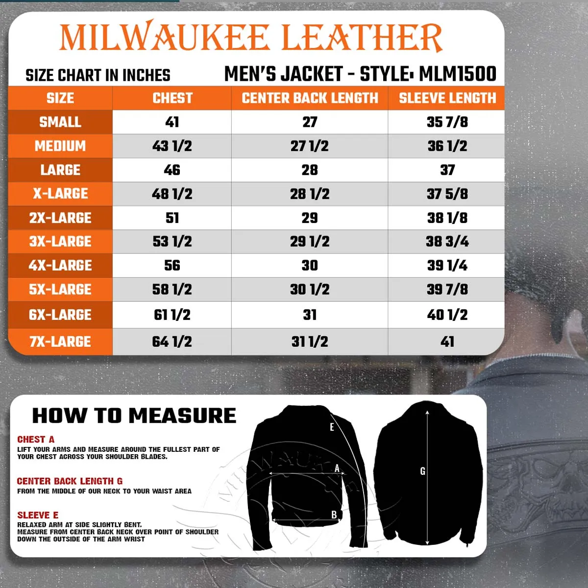 Milwaukee Leather MLM1500 Men's Crossover Black Leather Scooter Jacket