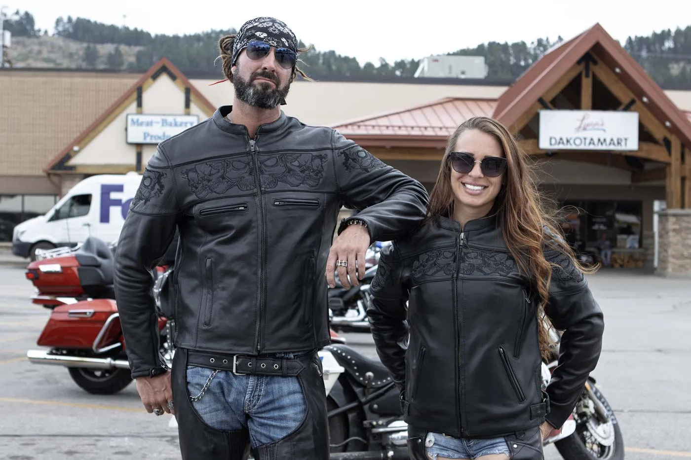 Milwaukee Leather MLM1500 Men's Crossover Black Leather Scooter Jacket