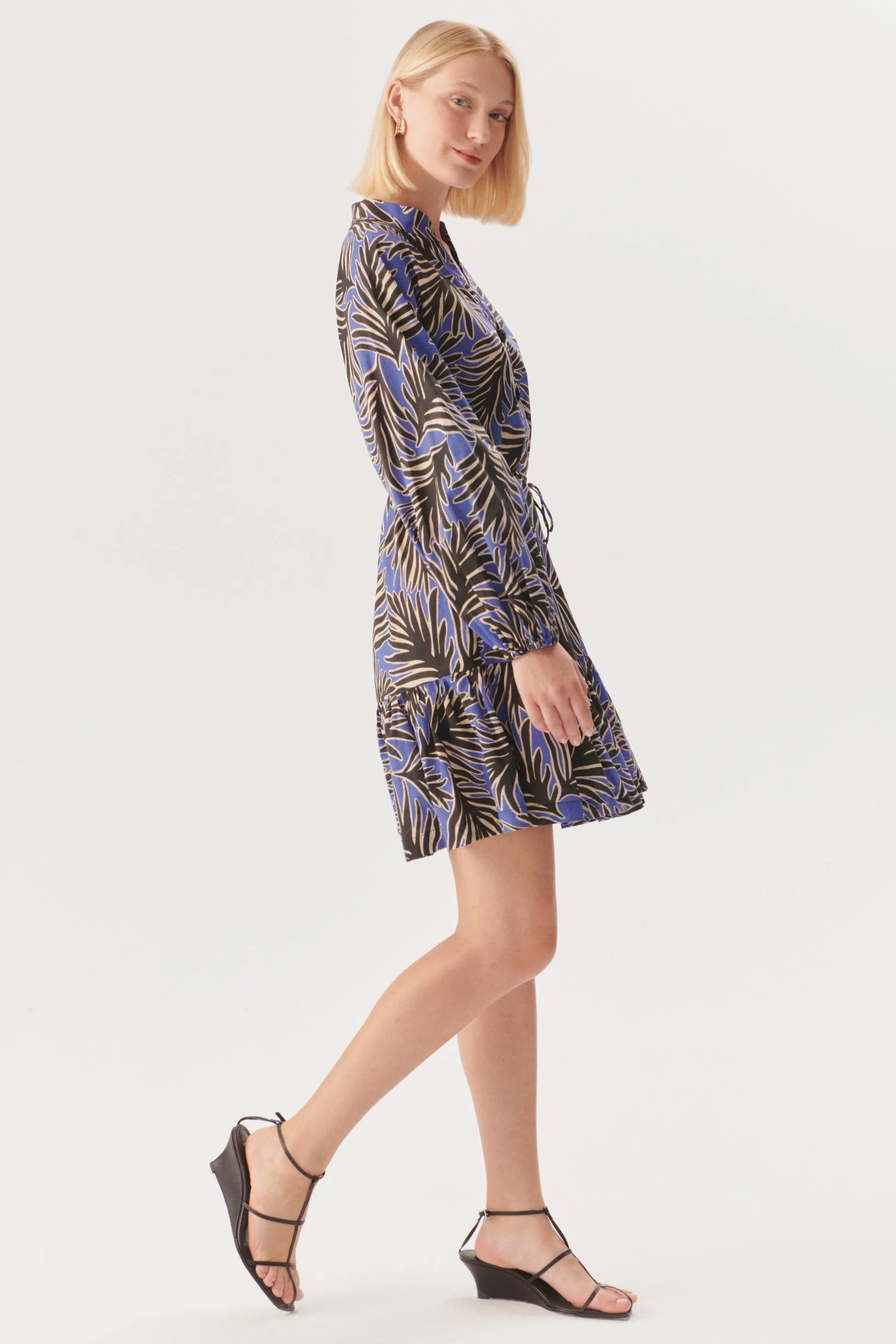 Multicolor Soft Elegance Wrap Dress