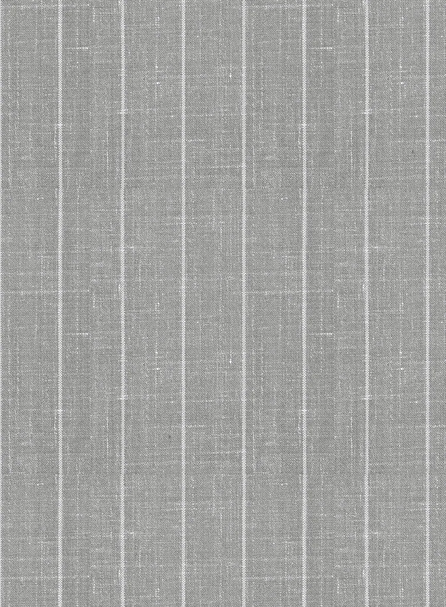 Napolean Genova Stripe Gray Wool Jacket