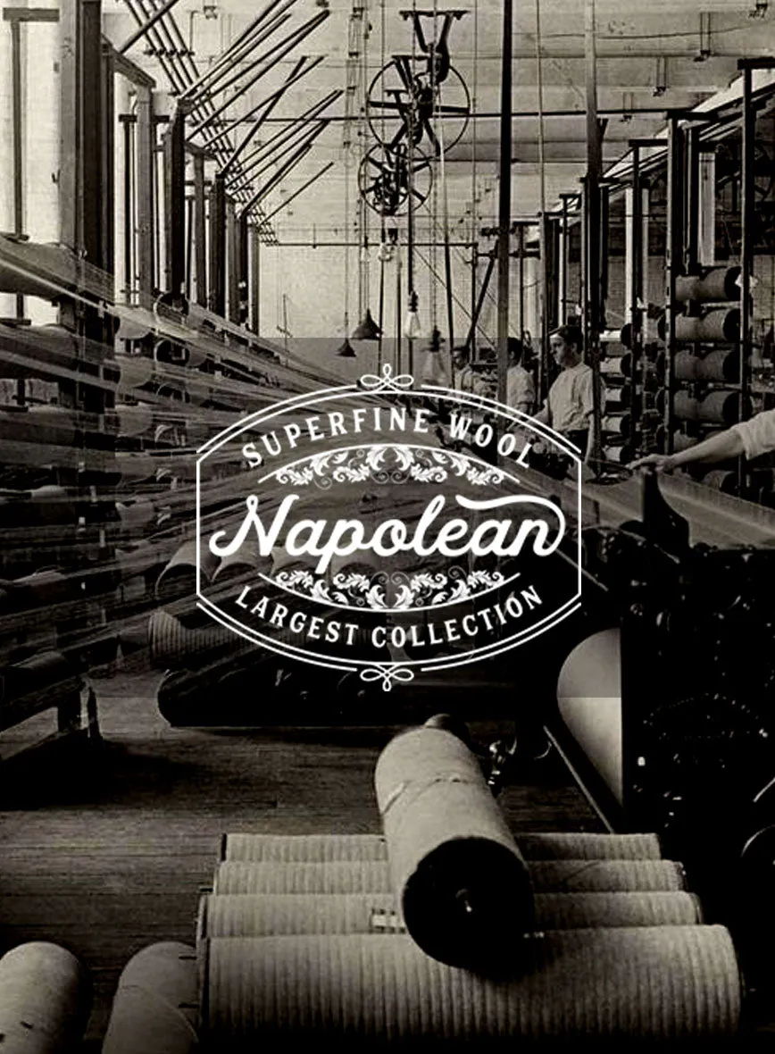 Napolean Zumel Stripe Black Wool Jacket
