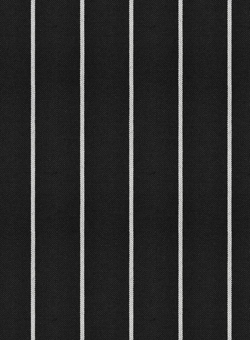 Napolean Zumel Stripe Black Wool Jacket