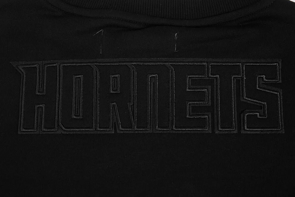 NBA CHARLOTTE HORNETS NEUTRAL WOMEN'S CREWNECK (BLACK)