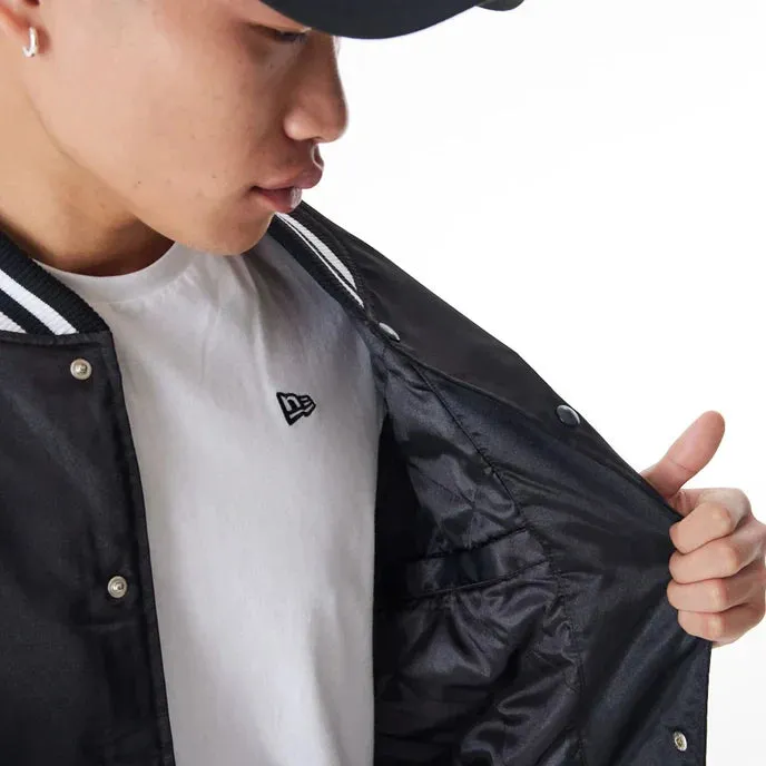 NFL Las Vegas Raiders Black Satin Jacket For Men and Women