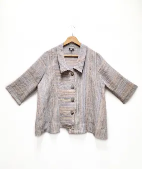 Niche - Desert Stripe Linen - Malbec Jacket