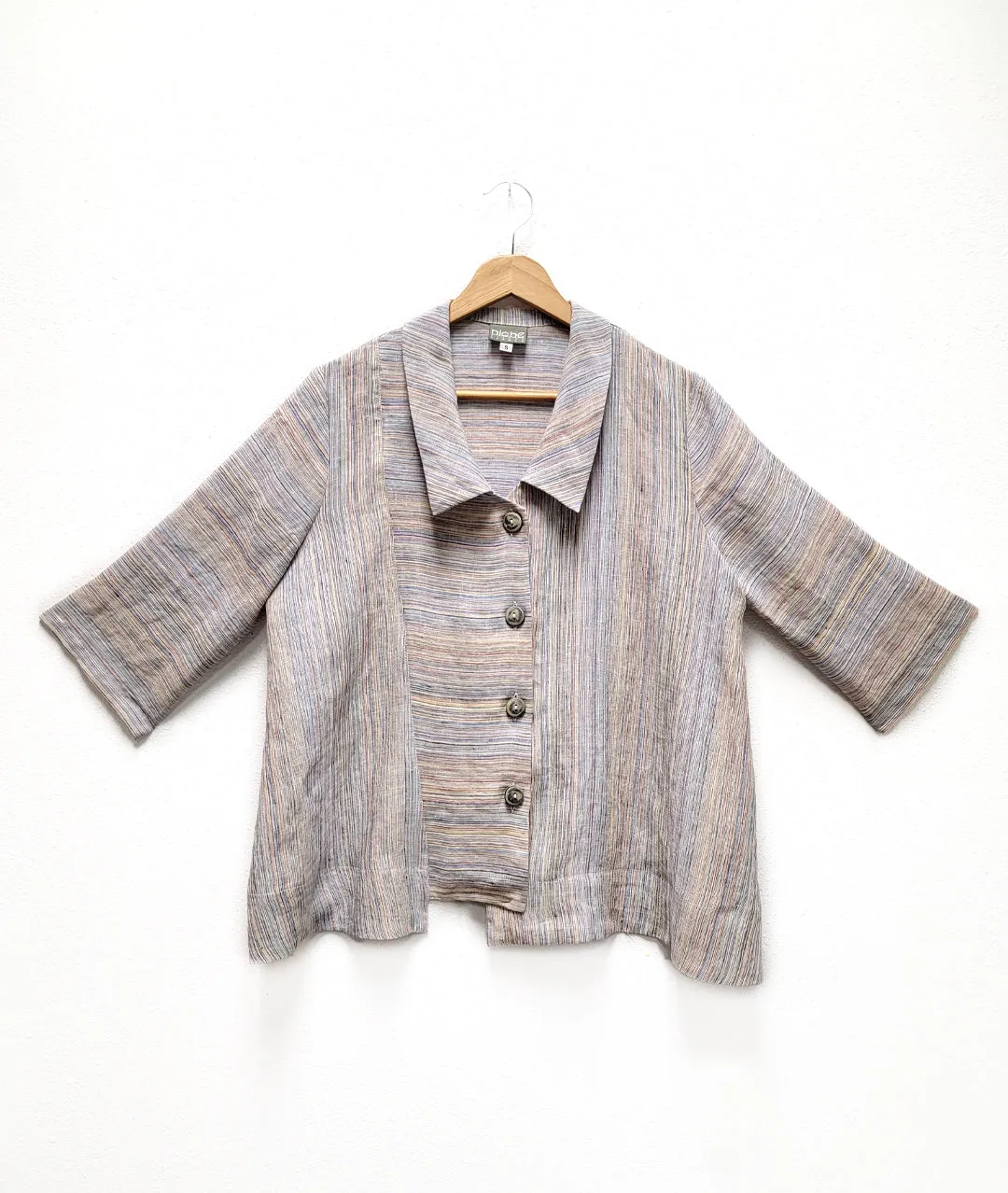 Niche - Desert Stripe Linen - Malbec Jacket