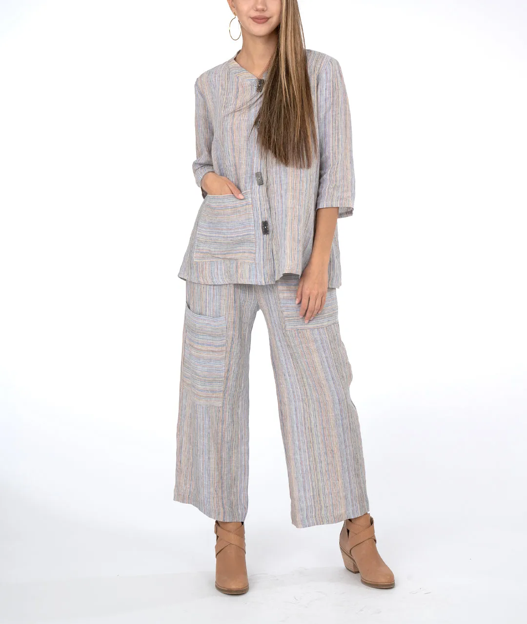 Niche - Desert Stripe Linen - Meandering Jacket