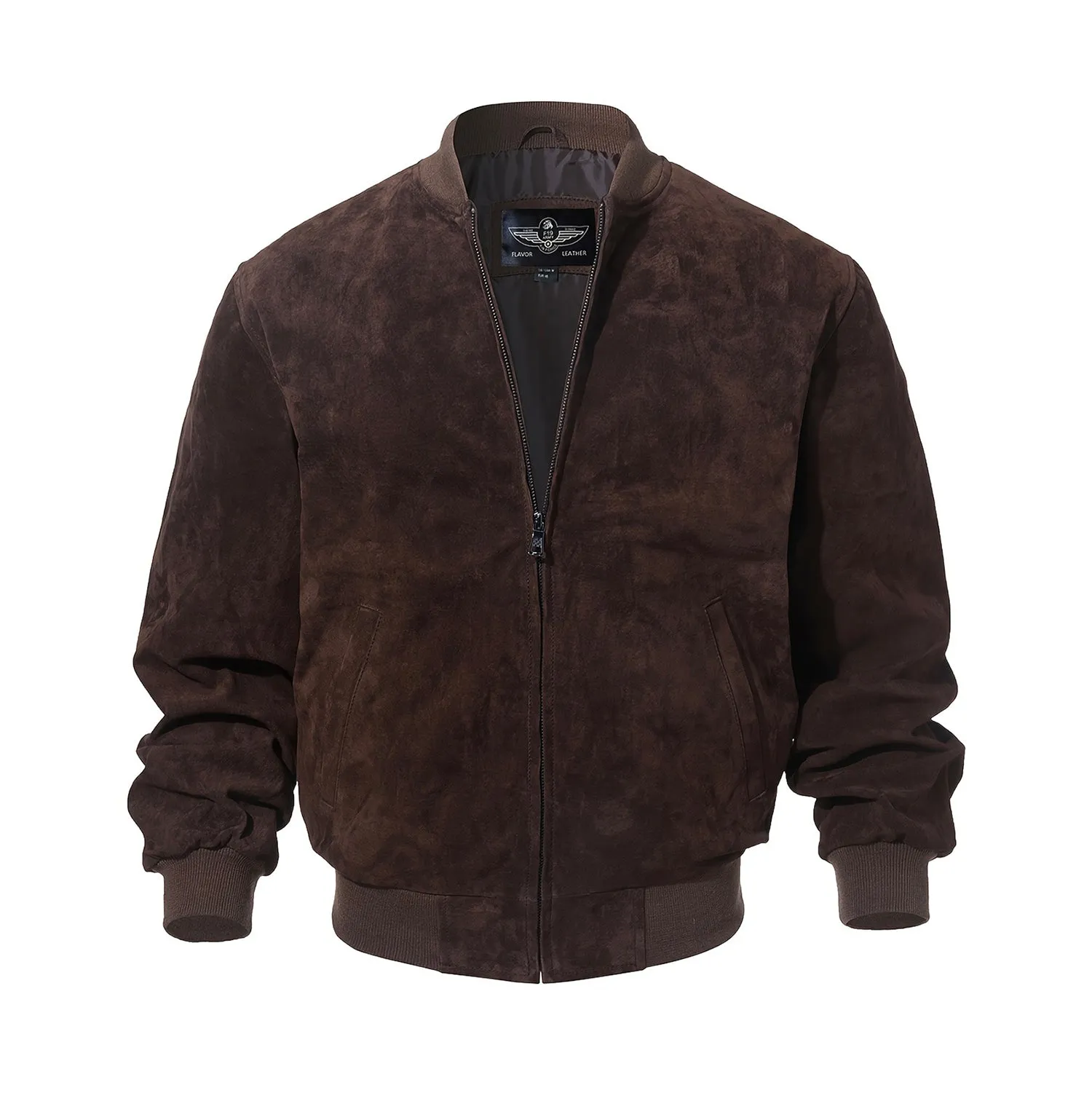 Noble Wear New York Suede Bomber Jacket