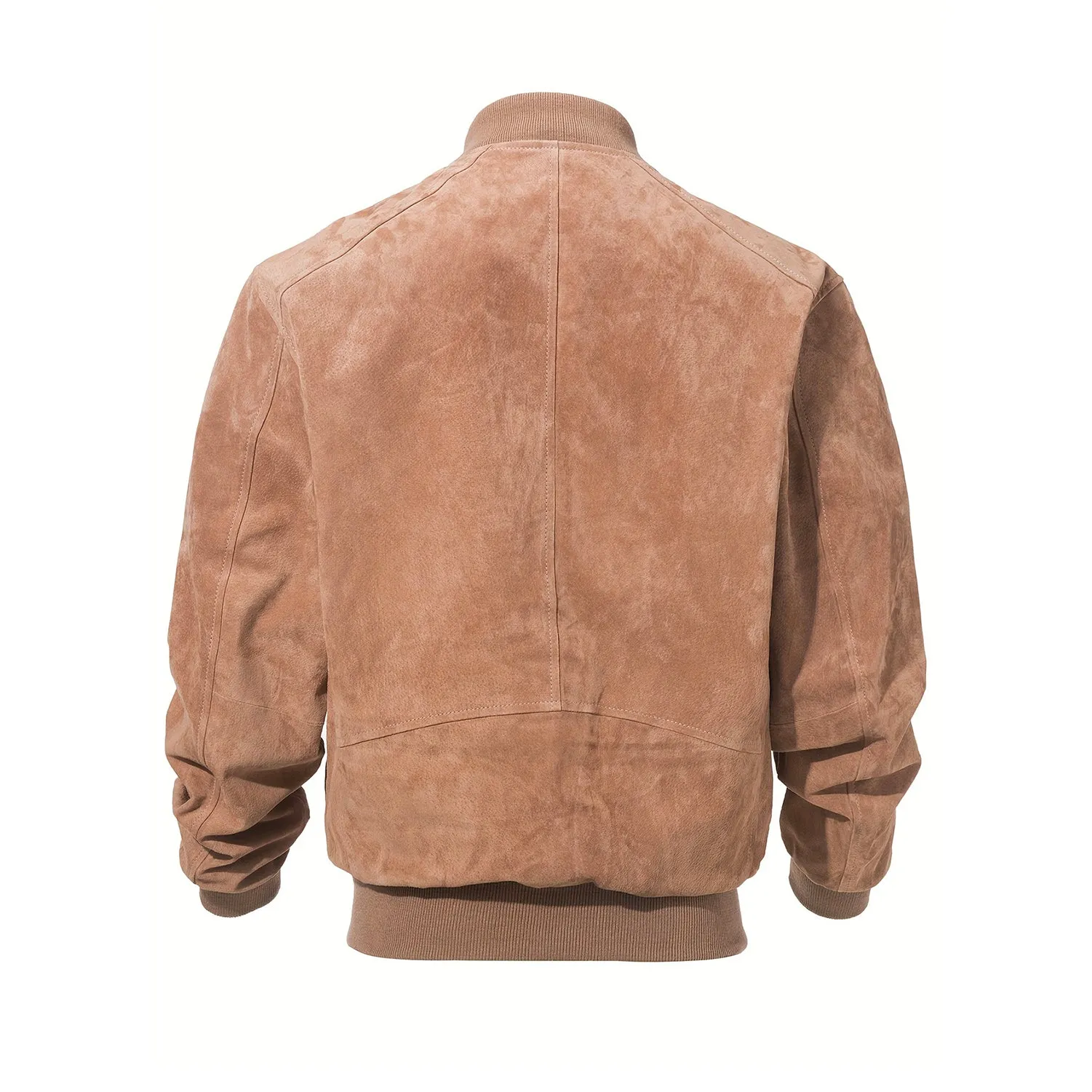 Noble Wear New York Suede Bomber Jacket