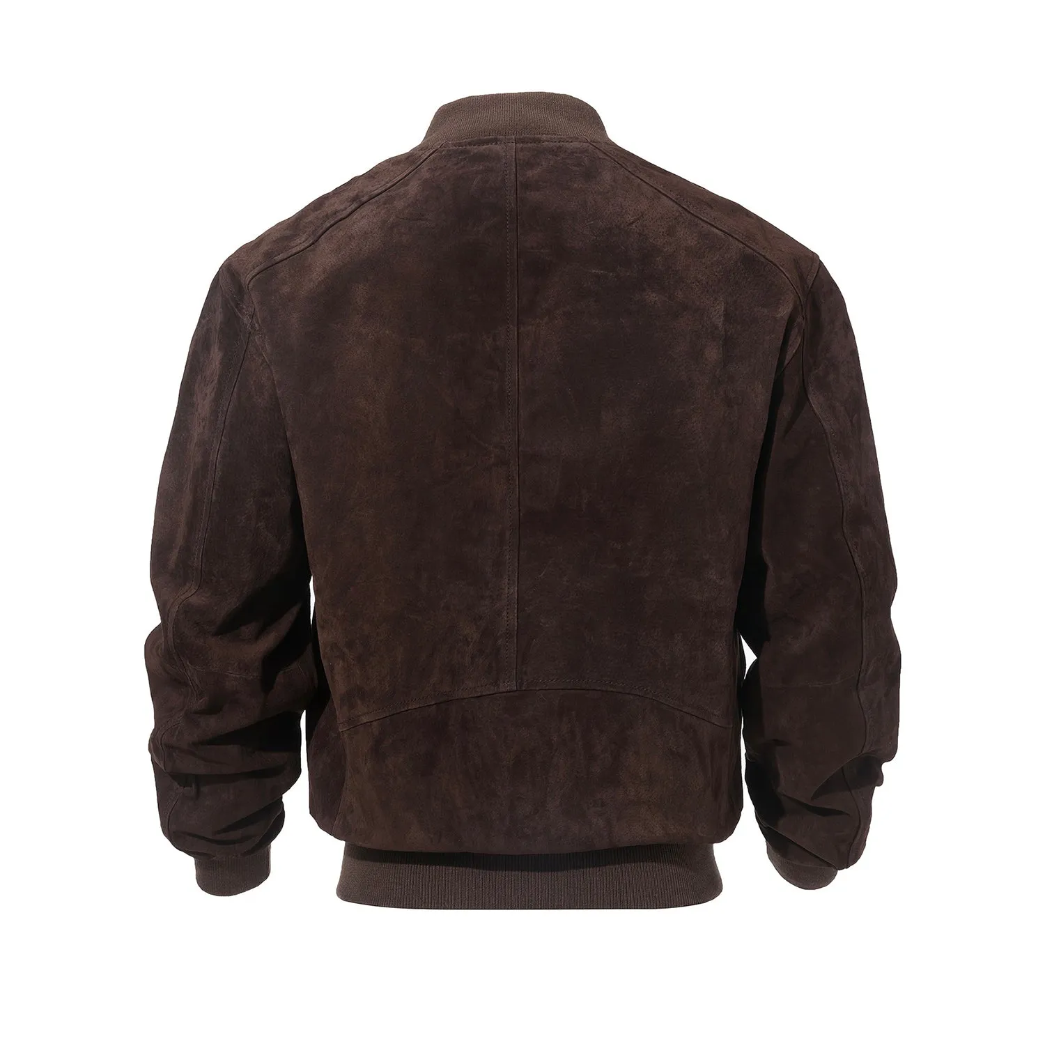 Noble Wear New York Suede Bomber Jacket