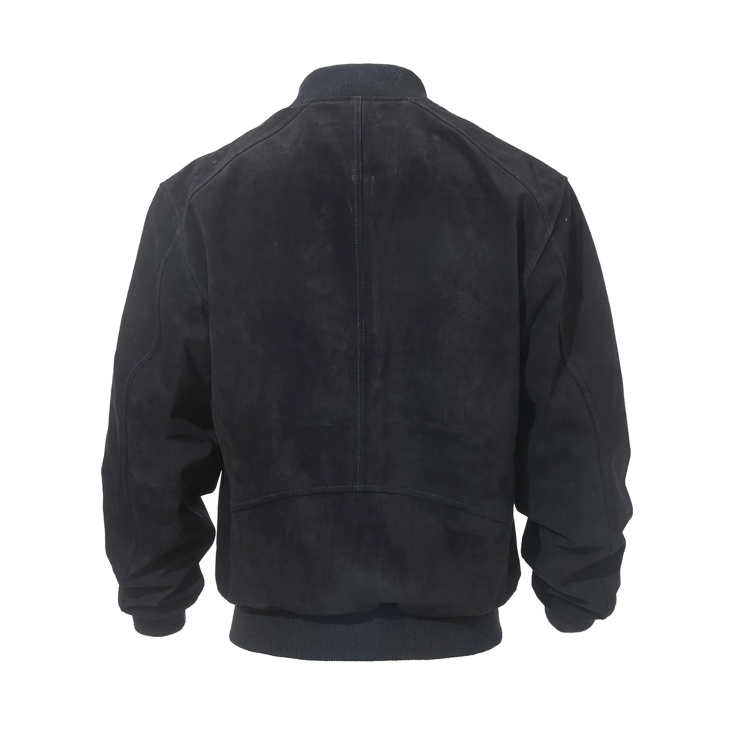 Noble Wear New York Suede Bomber Jacket