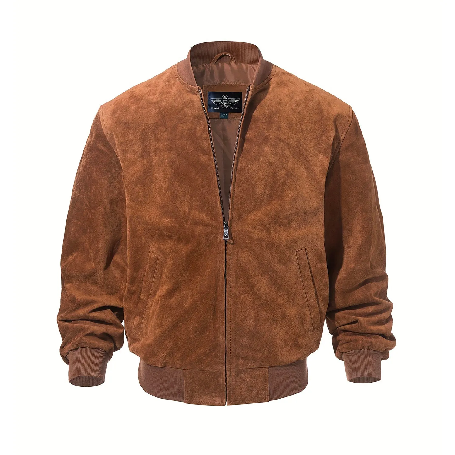 Noble Wear New York Suede Bomber Jacket