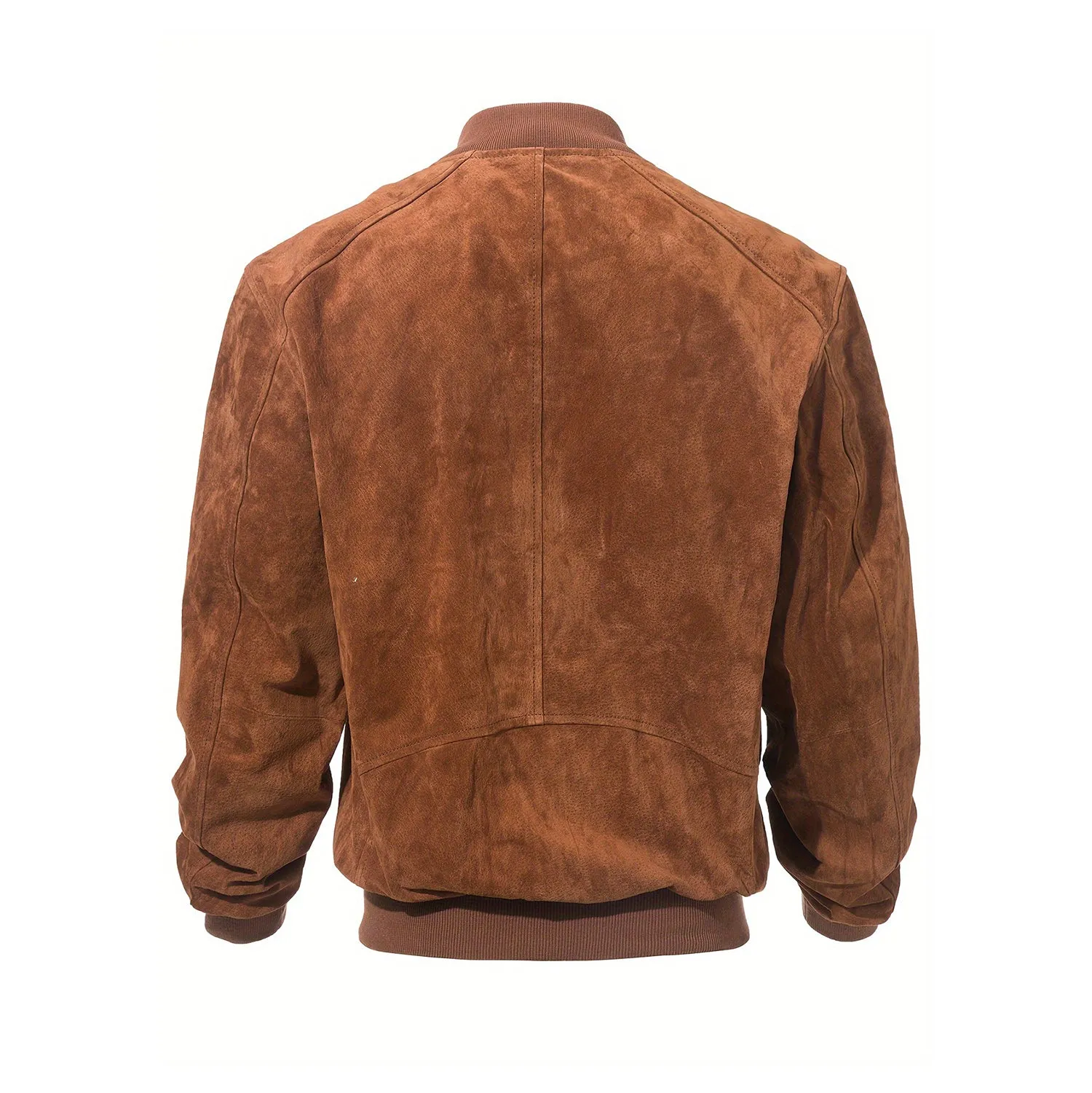 Noble Wear New York Suede Bomber Jacket