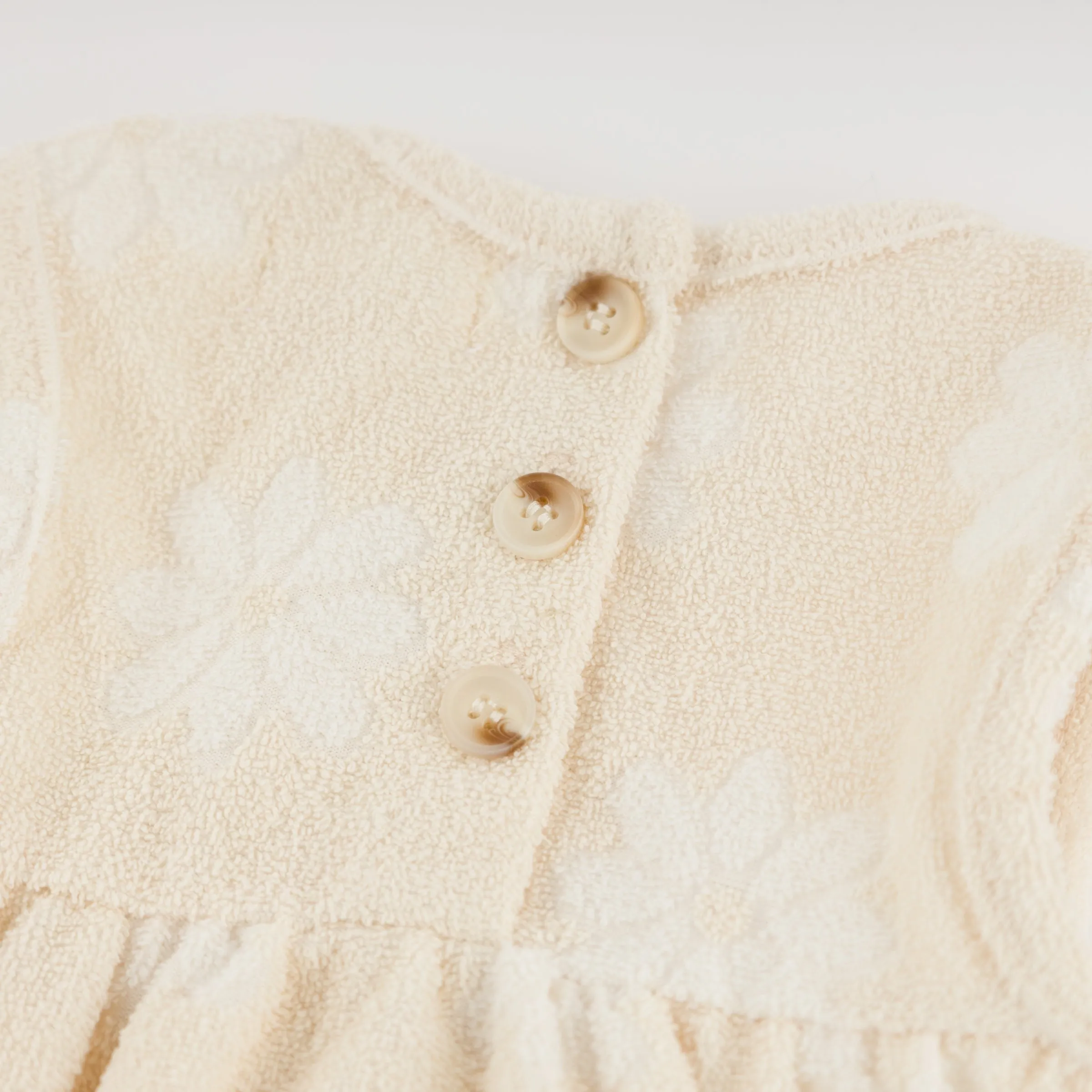 oh baby! Sculpted Terry Lily Tank Dress - Flowers - Straw