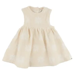 oh baby! Sculpted Terry Lily Tank Dress - Flowers - Straw