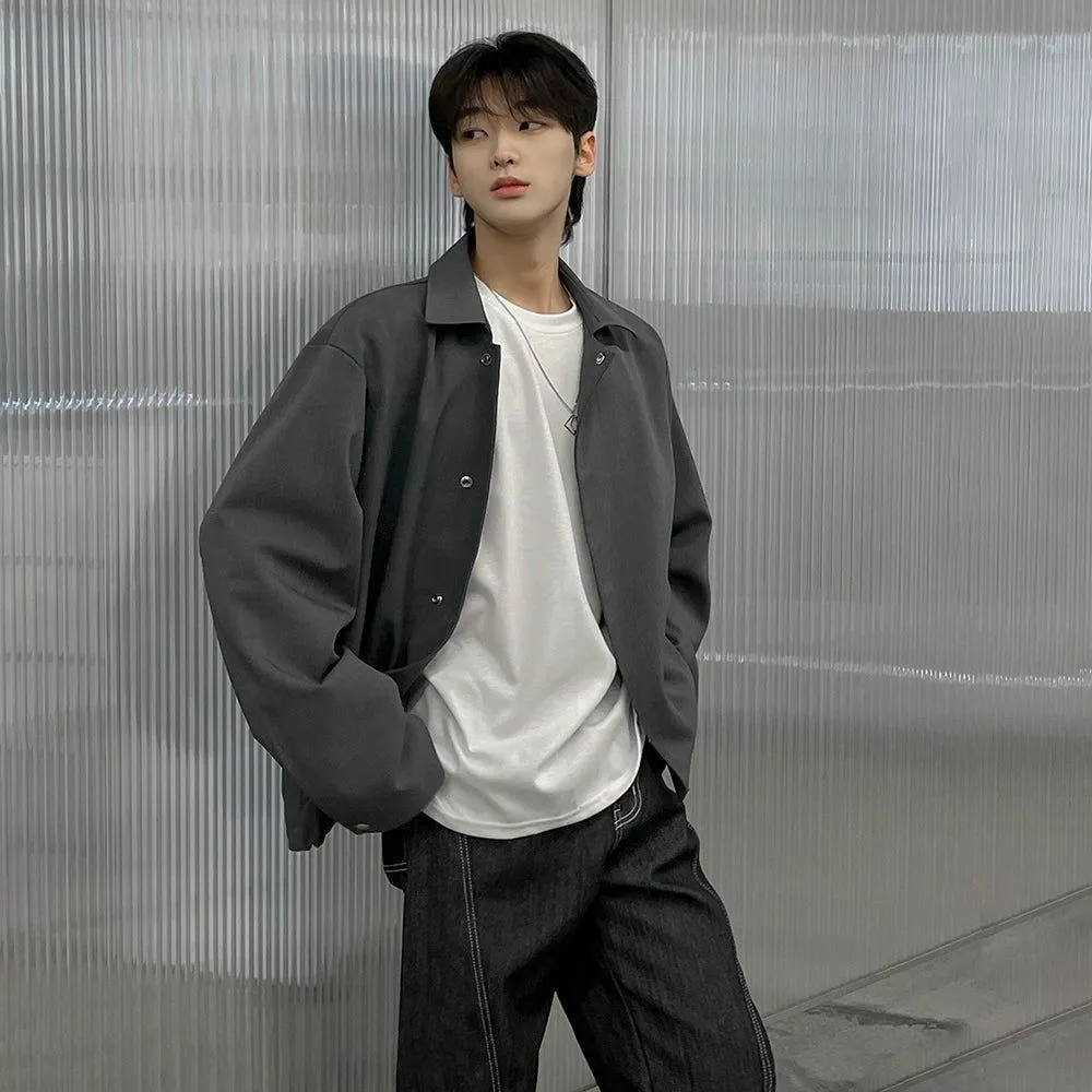 OH Snap Button Casual Denim Jacket
