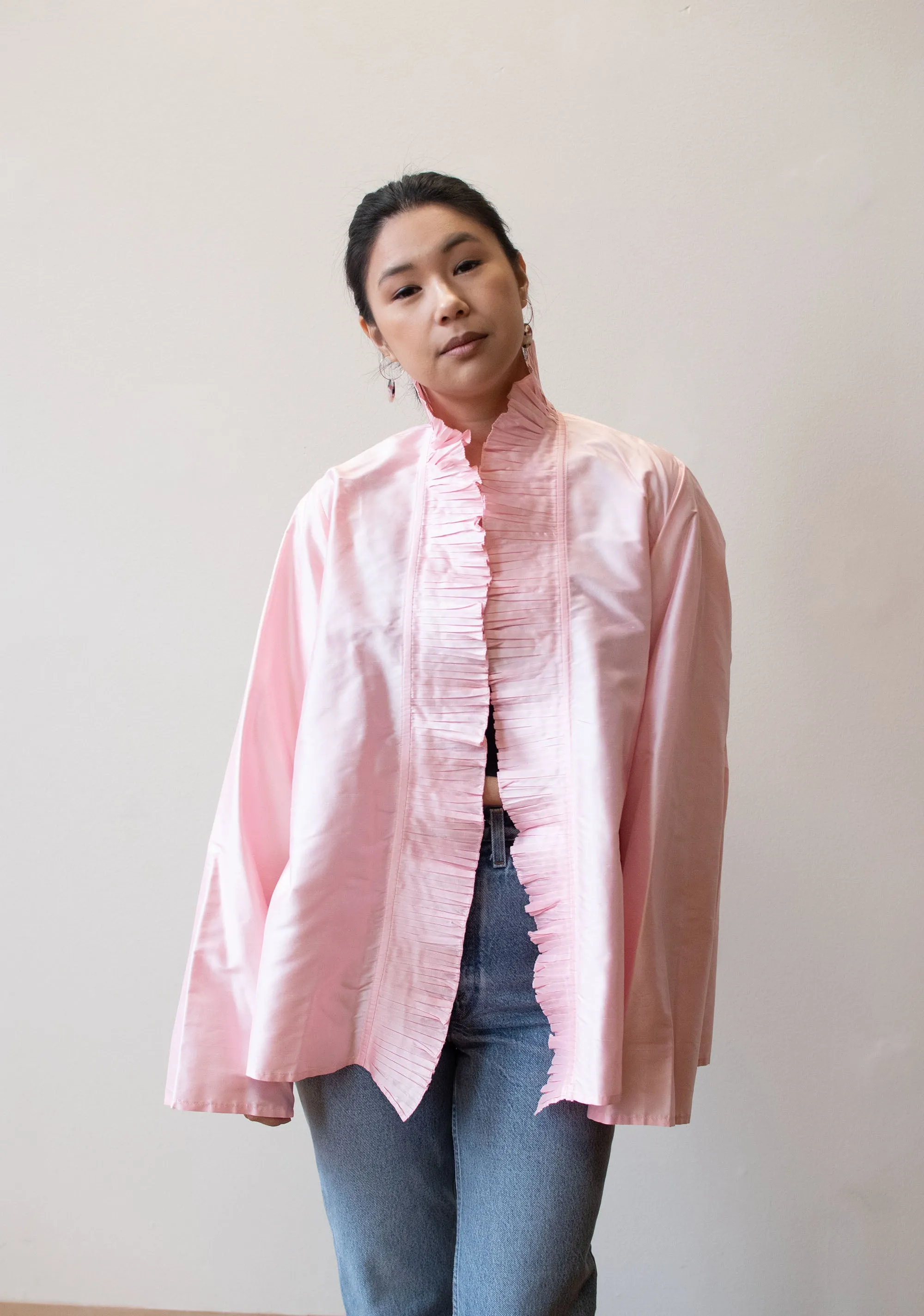 Pink Silk Jacket | Mary Ann Restivo