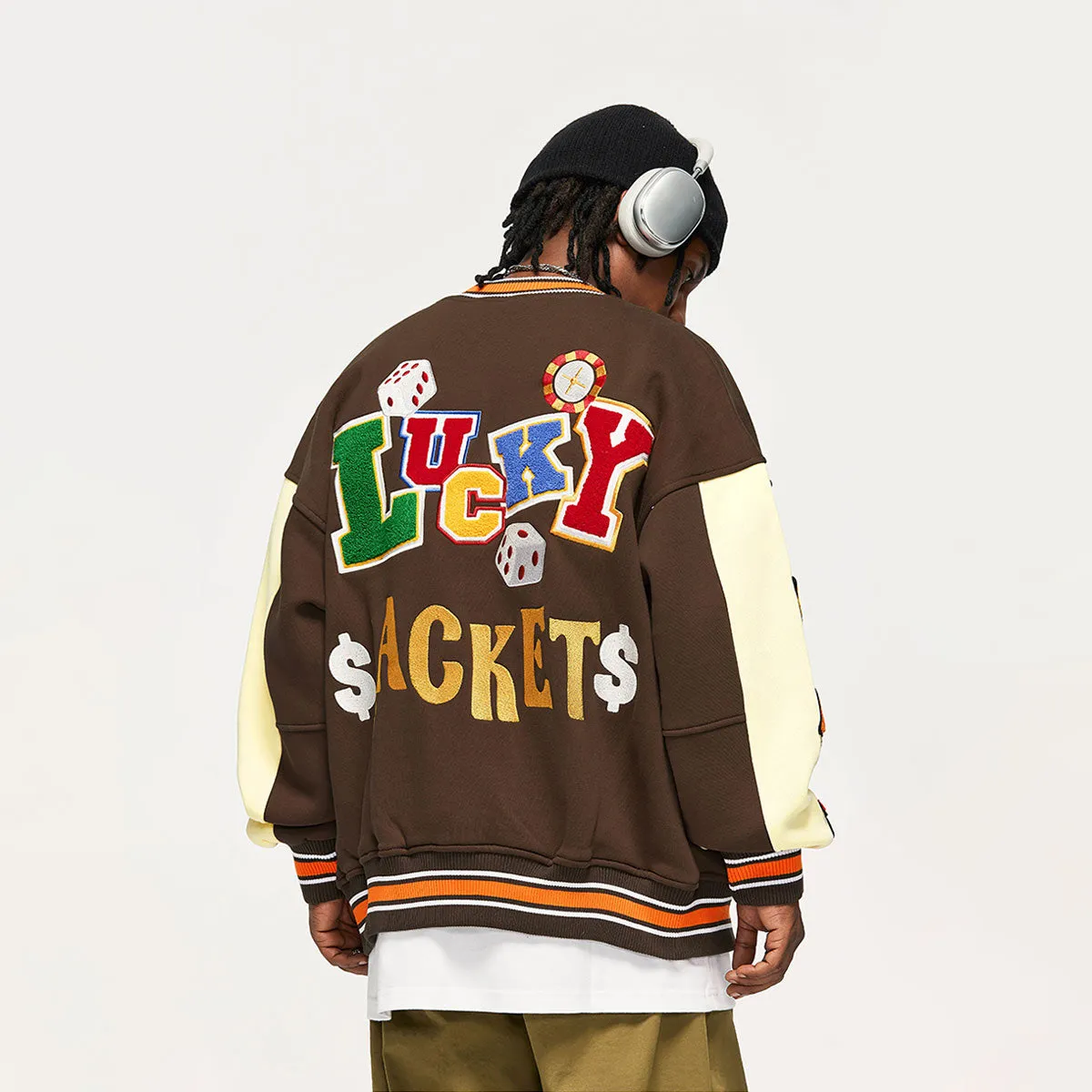 Poker Lucky Varsity Jacket