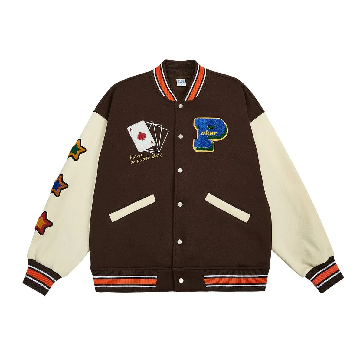 Poker Lucky Varsity Jacket