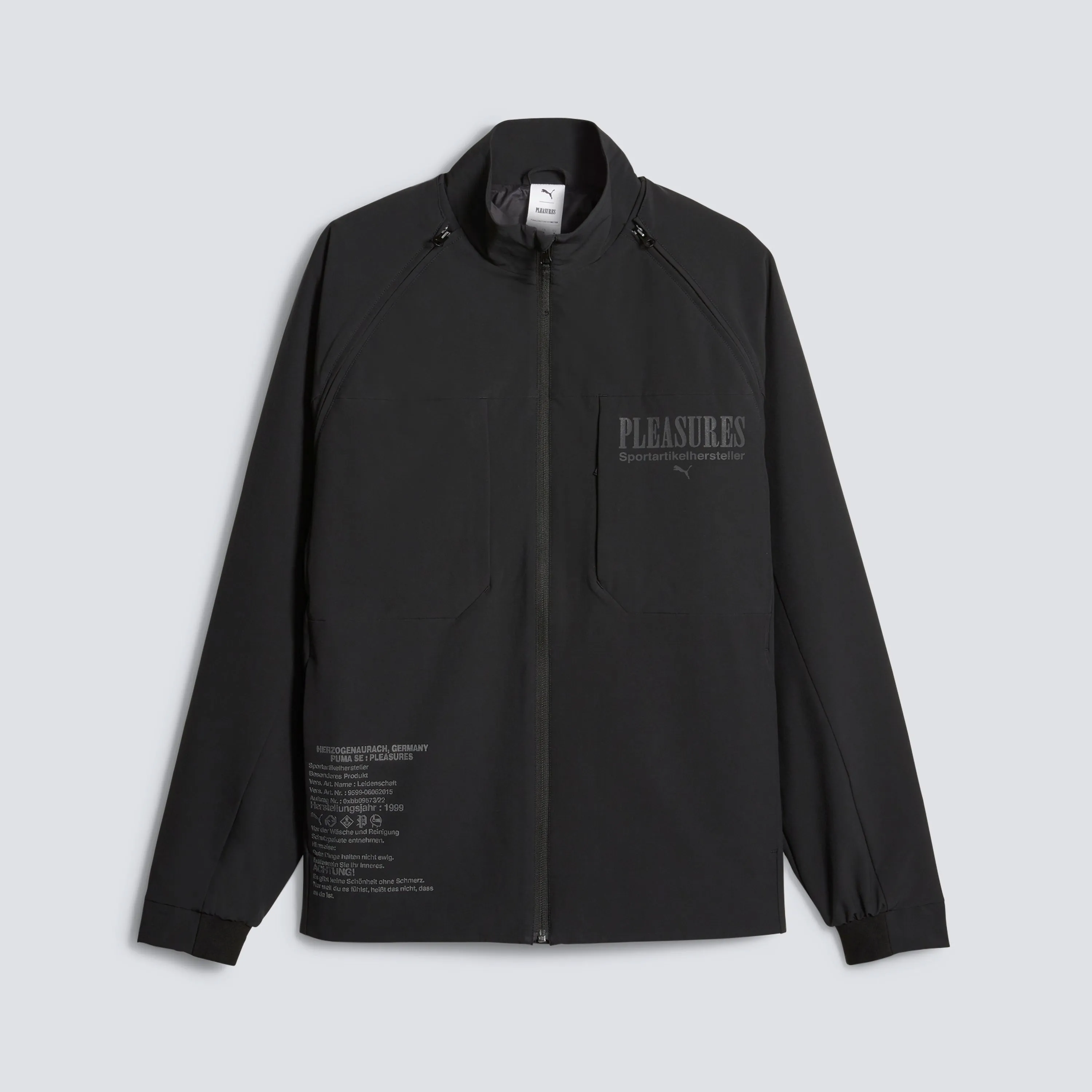 PUMA X PLEASURES ZIP-OFF JACKET