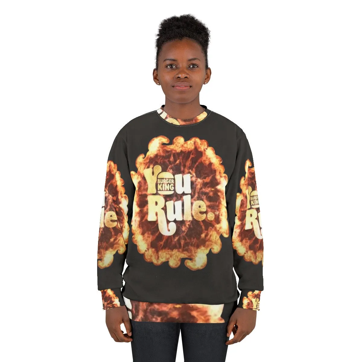 "You Rule" Burger King Inspired Sweatshirt - Fast Food Meme