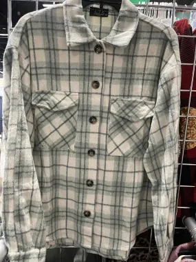 Sage & Blue Heavy Shacket