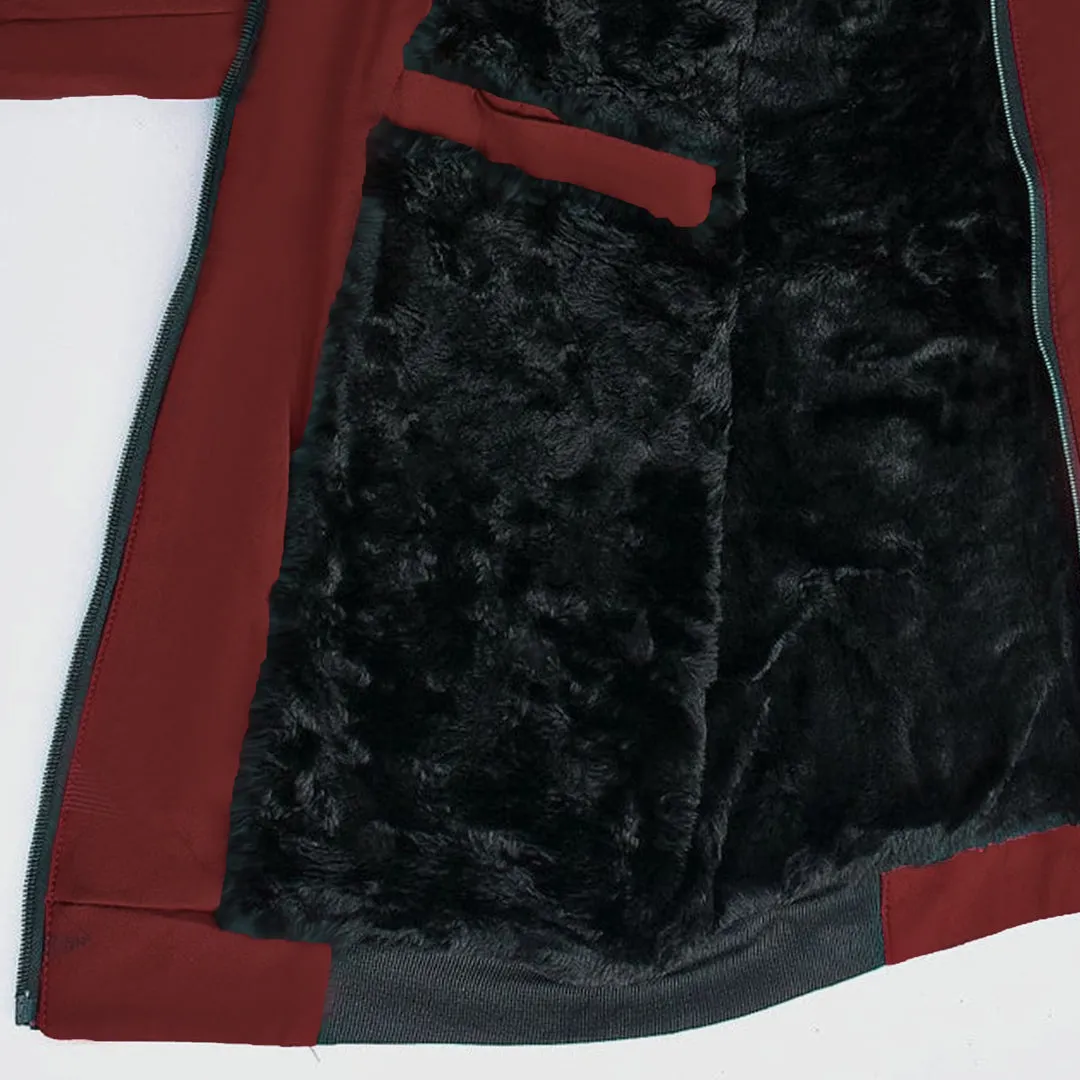 Sherpa Fur Lining Super Warm Imported Bomber Jackets For Men
