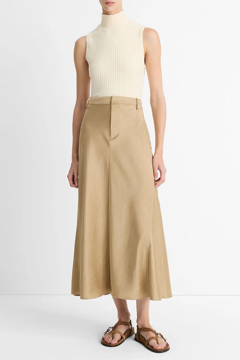 Sleeveless Turtleneck - Chalk