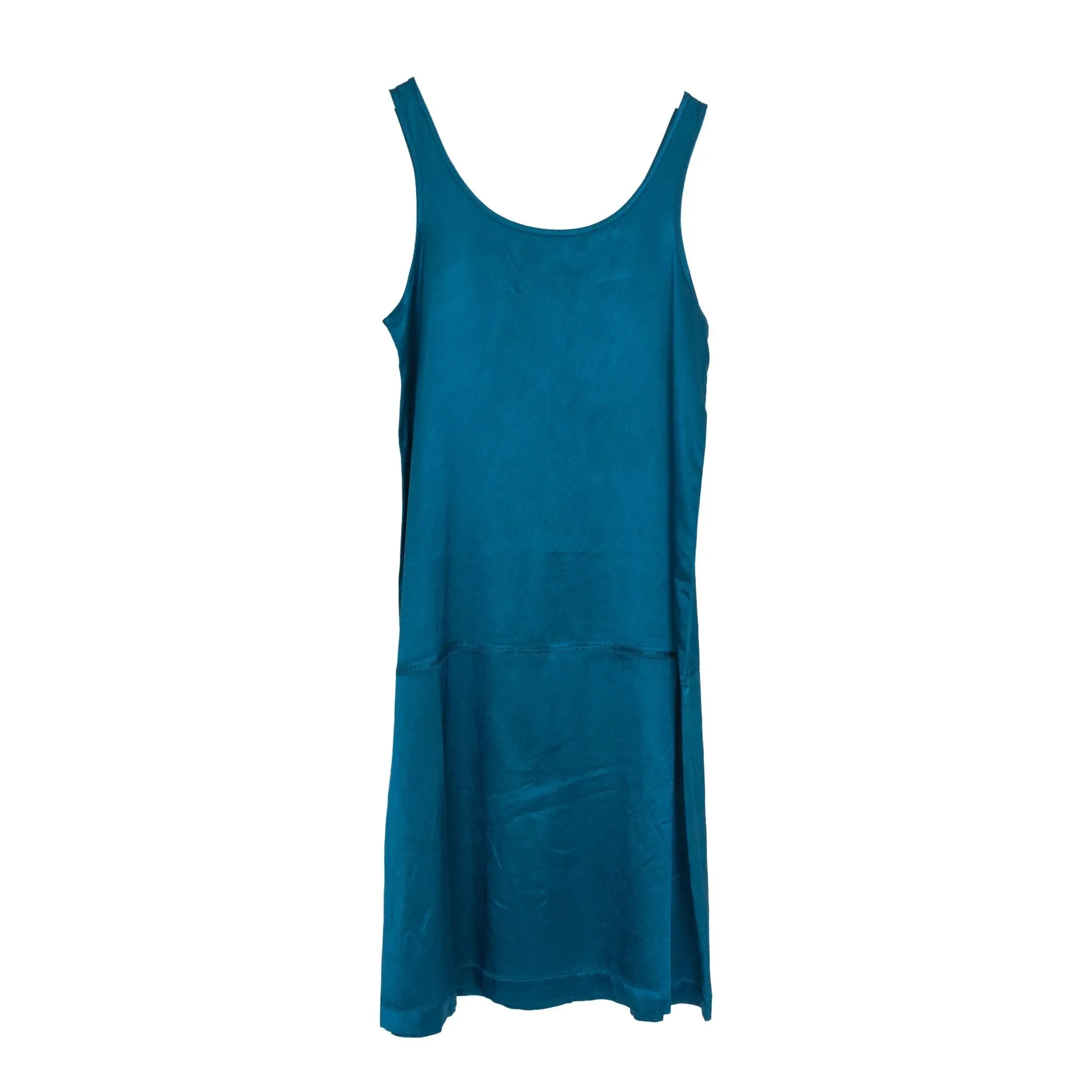 Slip Dress - Verdigris Satin