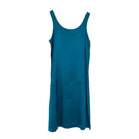 Slip Dress - Verdigris Satin