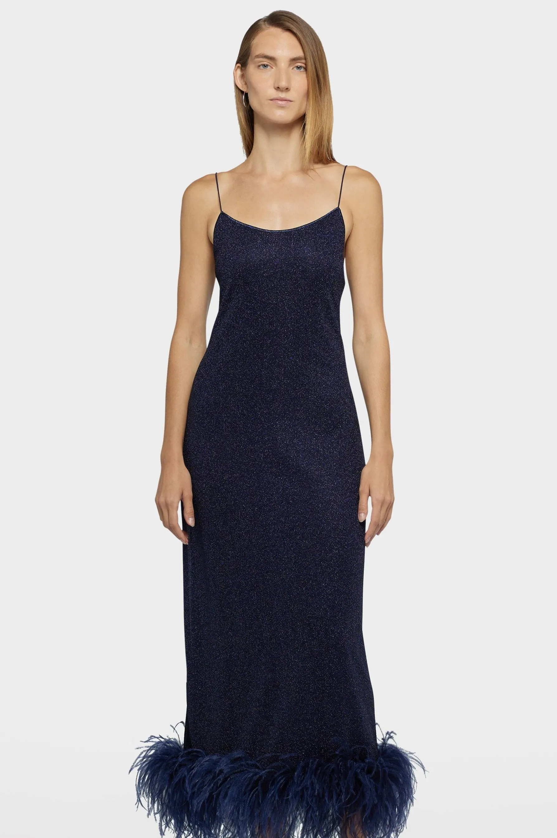 SS25 Lumière Plumage Slip Dress