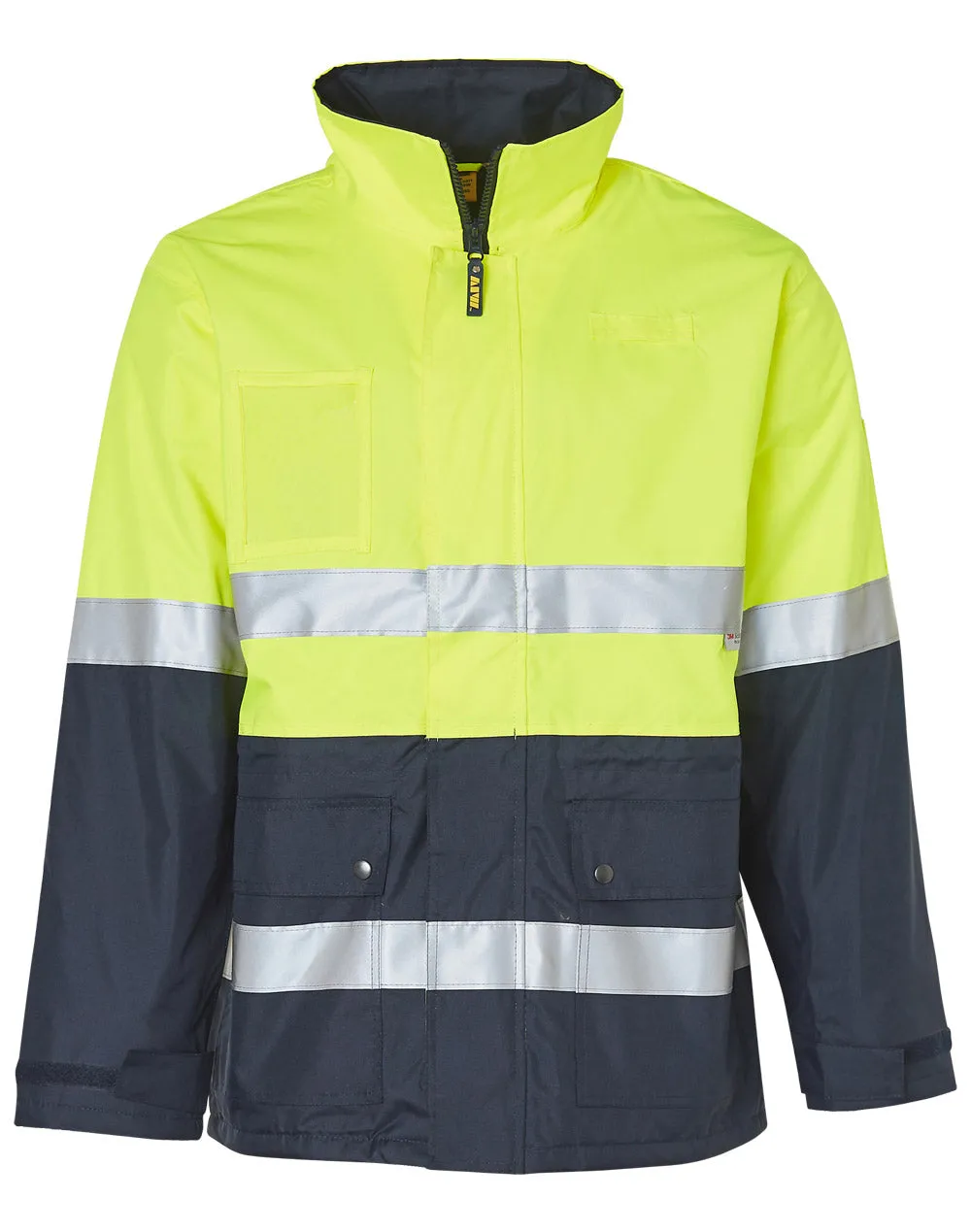 [SW50] Hi-Vis Long Line Safety Jacket With 3M Tapes