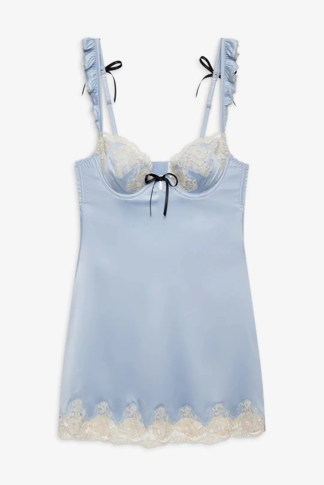 Sweetheart Satin Slip Dress
