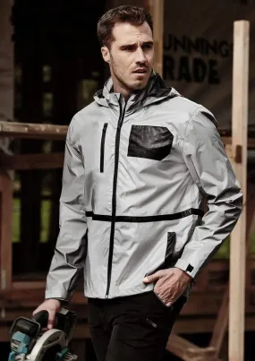 SYZMIK unisex streetworx reflective waterproof jacket zj380