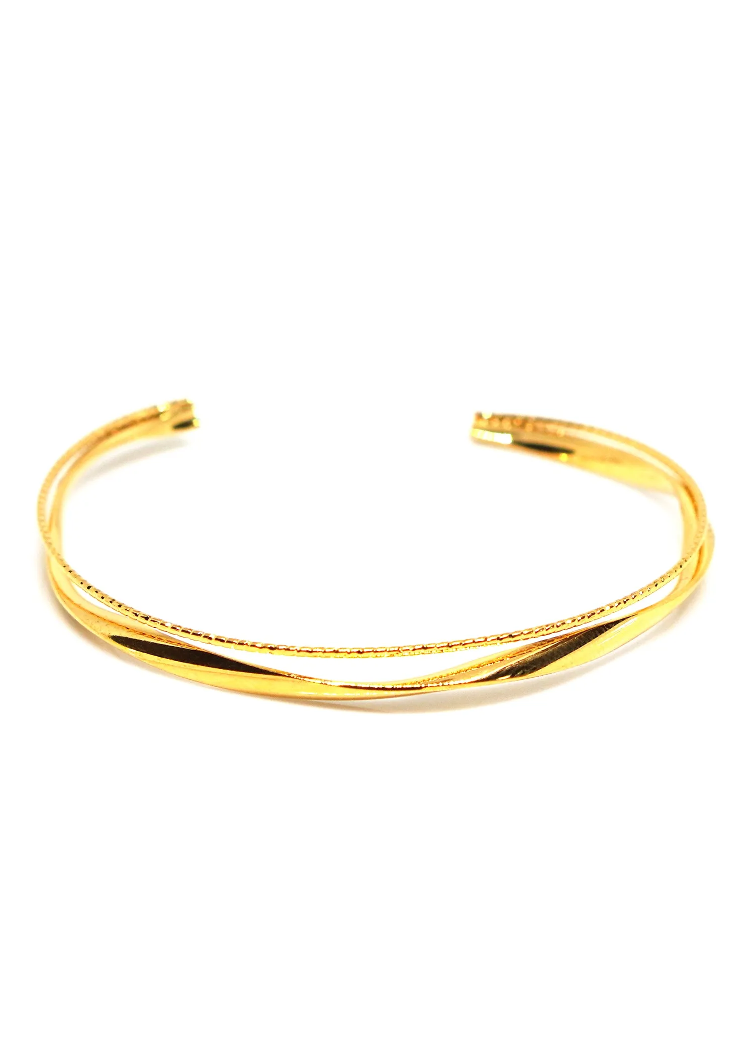 The "Lily" Double layer Gold Plated Bracelet